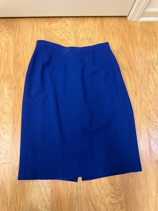 Dresses & Skirts - Albert Nipton Blue Suit Skirt